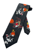 New 1996 Space Jam Looney Tunes Necktie Tie Warner Brothers Jordan Taz Tweety - £11.80 GBP