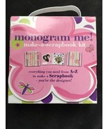 2005 CCP Int&#39;l, LLC Monogram Me! Make a Scrapbook Kit Girls Ages 4+ - $8.00