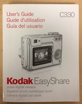 Kodak C330 Digital Camera Manual/User&#39;s Guide - $9.00