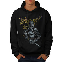 Wellcoda Knight Stylish Fashion Mens Hoodie, Suit Casual Hooded Sweatshirt - £25.57 GBP+