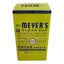 Mrs. Meyer&#39;s Clean Day Dryer Sheets Lemon Verbena 80 Sheets Sealed - €25,53 EUR