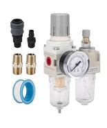1/4&quot; Npt Compressed Air Filter Regulator Lubricactor Combo, Air Compress... - $649.37 MXN