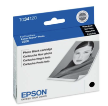 Epson Black Ink Cartridge For Photo Stylus 2200 (T034120) - $12.88