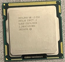 Lot of 2 Intel Core i3-550 SLBUD 3.20GHZ/4M/09A CPU Processor - £9.37 GBP