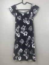 White House Black Market Women&#39;s Floral Black Dress Size XXS - £14.70 GBP