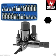 32pcs Master Hex Allen Bit Socket Bit Set SAE &amp; METRIC Standard MM CR-V Mirror - £30.71 GBP