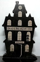 Wooden Sign Primitives By Kathy Dead &amp; Breakfast Chunky Sitter Halloween Decor - £11.03 GBP