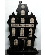 Wooden Sign Primitives By Kathy Dead &amp; Breakfast Chunky Sitter Halloween... - £11.01 GBP