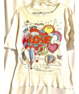 LOL Vintage Peace Love Balloon T Shirt Size XL Throwback To 80s Purchase... - $16.00