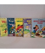 Vintage Little Golden Books Various Titles Lot of 5... - $13.55