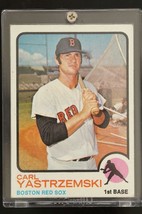 Vintage 1973 Topps Baseball Card #245 Carl Yastrzemski Boston Red Sox 1st Base - £8.57 GBP