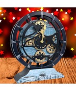 Desk Clock 10 Inches with Real Moving Gear convertible into Wall clock (... - $119.00