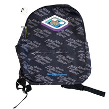 Walt Disney World Mickey Backpack Black Padded Shoulder Strap Zipper Poc... - £19.47 GBP