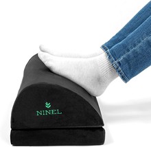 NINEL Foot Rest for Under Desk at Work - Ergonomic Memory Foam Office Foot Rest - £16.75 GBP