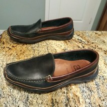 Allen Edmonds Boulder Driving Moccasin Leather Loafers Brown / Black Men... - $64.35