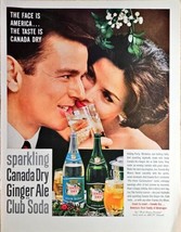 CANADA DRY - Club Soda - Sparkling - Ginger Ale - 1960 Vintage Print Ad - $10.37