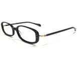 Oliver Peoples Eyeglasses Frames Chrisette BK Black Gold Rectangular 49-... - $93.42
