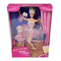 Vintage 1997 Ballet Recital Barbie + Kelly Dolls New Original Box # 18187 Mattel - £44.67 GBP