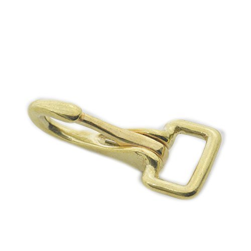 Bluemoona 2 Pcs - 20mm Brass Trigger Snap Swivel Clip Hardware Hook Purse Handba