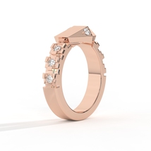 Rose Gold Plated Silver Ouroboros Snake CZ Ring For Women and Men Jewell... - £257.55 GBP