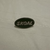 Vintage Skoal Tobacco Green White Lapel Pin Pinback Enamel Collectable - $18.69