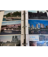 LOT Of Over 120 Paris Eiffel Tower Halles  POSTCARDS in binder 1970s/198... - £26.36 GBP