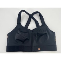 SheFit Flex Sports Bra Sz 2Luxe Black Bronze Fully Adjustable Medium Impact - $49.00