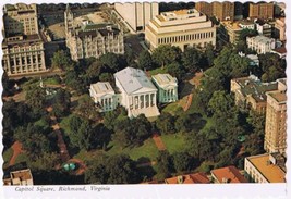 Virginia Postcard Richmond Capitol Sqiare - £1.56 GBP