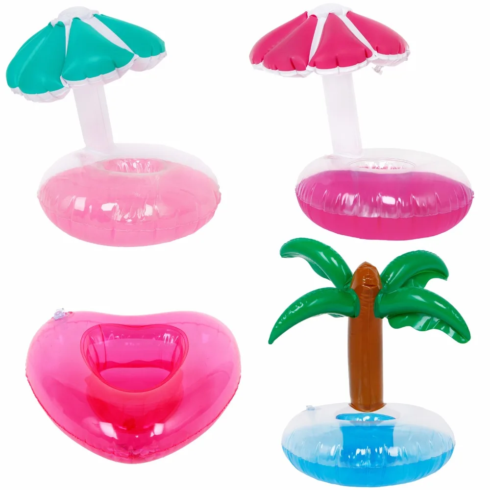 Fashion Doll Swimming Ring for Barbie Doll Mushrooms Trees Mix Style Inflatable - £11.21 GBP