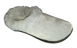 Dearfoams Womens Velour Clog Slipper with Faux Fur Trim, Sleet (X-Large) - £14.63 GBP