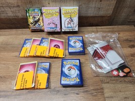 HUGE Lot Of 385 POKEMON Cards, Holofoils, Game Mats, Chips &amp; More - Varied Years - £22.14 GBP