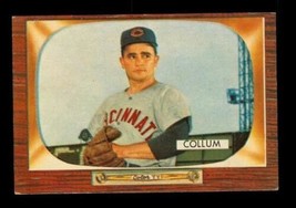 Vintage 1955 Baseball Card Bowman #189 Jack Collum Pitcher Cincinnati Redlegs - £6.31 GBP