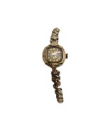 Bulova Women&#39;s Wrist Watch 10K Rolled Gold Plate Bezel Manual Wind Runs ... - $851.67 MXN