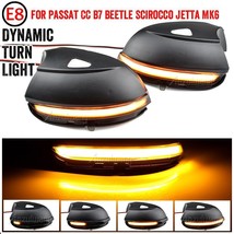 For Vw Passat B7 Cc Scirocco Mk3 Jetta Mk6 Eos Beetle R LED Dynamic Turn Signal - £27.23 GBP