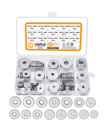 304 Stainless Steel Flat Washers Set Washers Hardware Assortment 225 Pie... - £29.01 GBP
