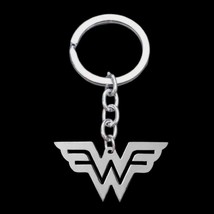 WONDER WOMAN KEYCHAIN Stainless Steel Metal Charm Comic Book Fan Key Cha... - $8.14 CAD