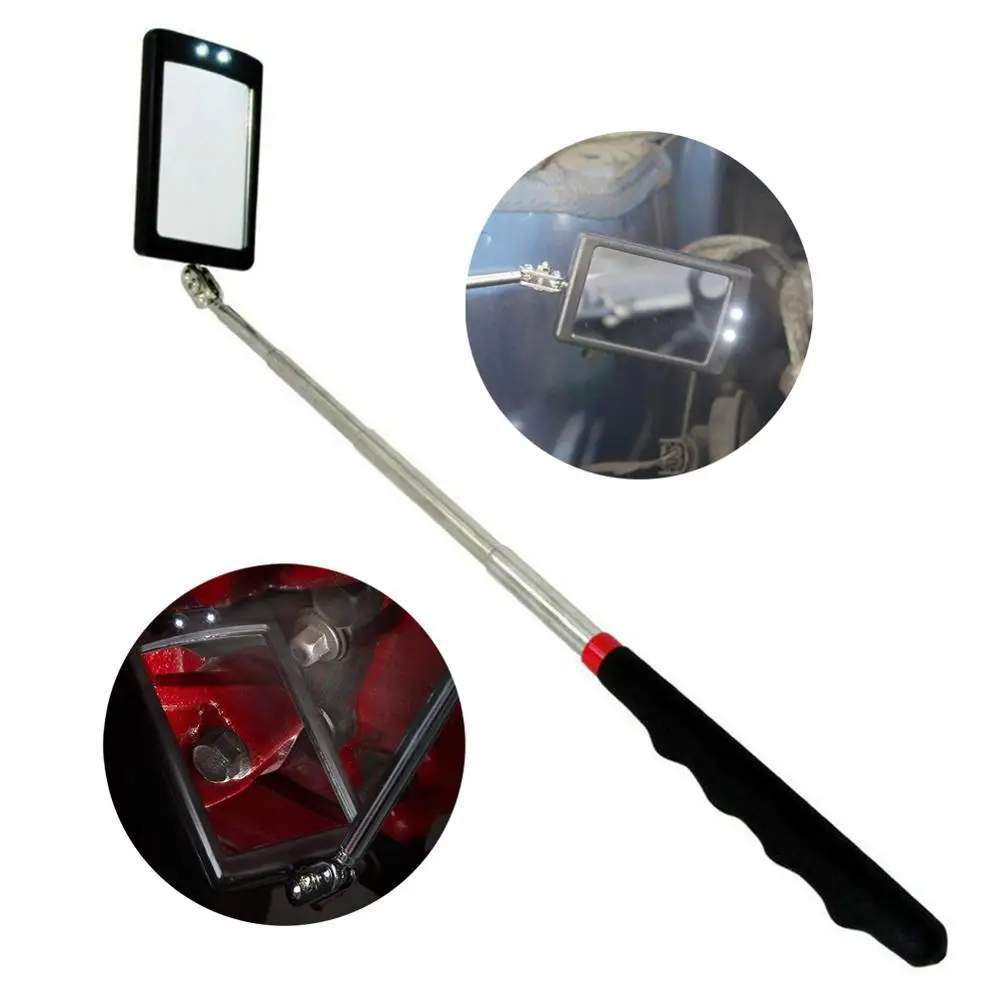 Detection lens inspection repair telescopic inspection mirror adjustable with led light thumb200