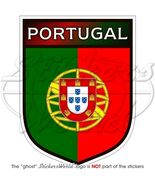 PORTOGALLO Portoghese Scudo Adesivo in Vinile per Auto Sticker Decalcomania - $7.40