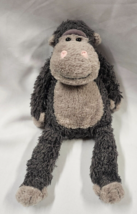 Jellycat Gray Gorilla Plush Monkey Bunglie Junglie 11&quot; Stuffed Animal Lovey - £27.68 GBP