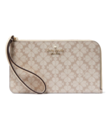 New Kate Spade Lucy Spade Flower Medium L-Zip Wristlet Multi - $42.65