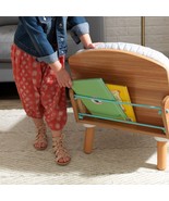 Kid Kraft Reading Chair &amp; Ottoman Set w/ Cushions Mid Century Wooden Fur... - €149,43 EUR