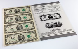 Series of 1976 $2 Federal Reserve Note (4Pcs) Collectors Edition FR# 1935-I - $1,468.44 MXN
