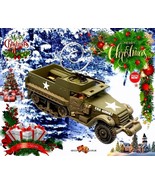  GREAT GIFT CHRISTMAS ORNAMENT HALF TRACK M3 USMC ARMORED PERSONNEL CARR... - £27.87 GBP
