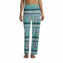 Sleep Chic Women&#39;s Minky Pajama Pants Winter Penguins Size LARGE Super S... - £15.41 GBP