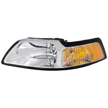 Headlight For 1999-2000 Ford Mustang Base GT Driver Side Halogen With Cl... - $100.98