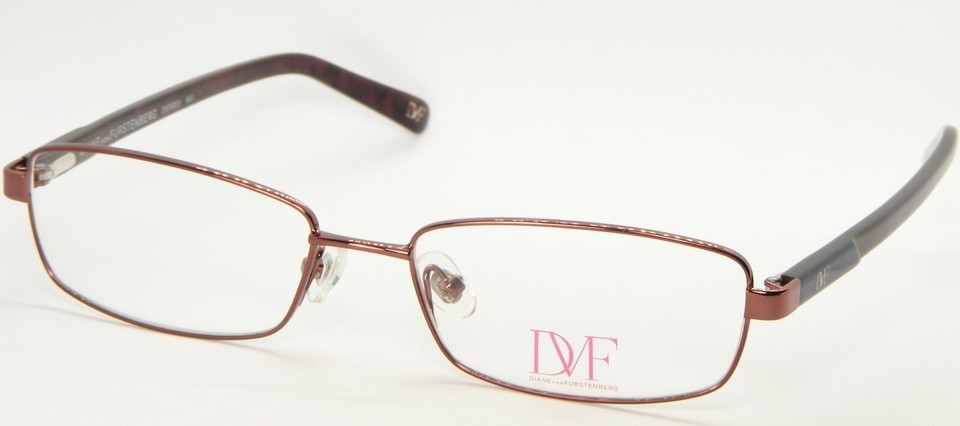 NEW Diane von Furstenberg DVF 8003 641 BURGUNDY EYEGLASSES FRAME 53-16-135mm Item image 2