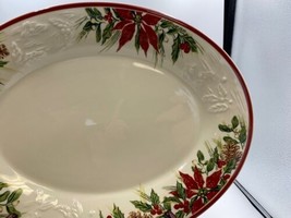 Longaberger NATURE&#39;S GARLAND Large Oval Serving Platter - $74.99