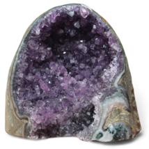 Amethyst Geode Cathedral Crystal Cluster - 4.4X4.2X3.6 Inch(2.67Lb) - £157.45 GBP