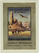 Vintage Paper Rediscovery Of America Newman Travel Talks 1917-1918 9th Season - £8.67 GBP
