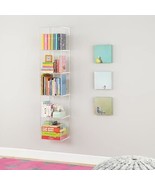 Acrylic bin type bookcase, Acrylic shelves - $408.94 CAD